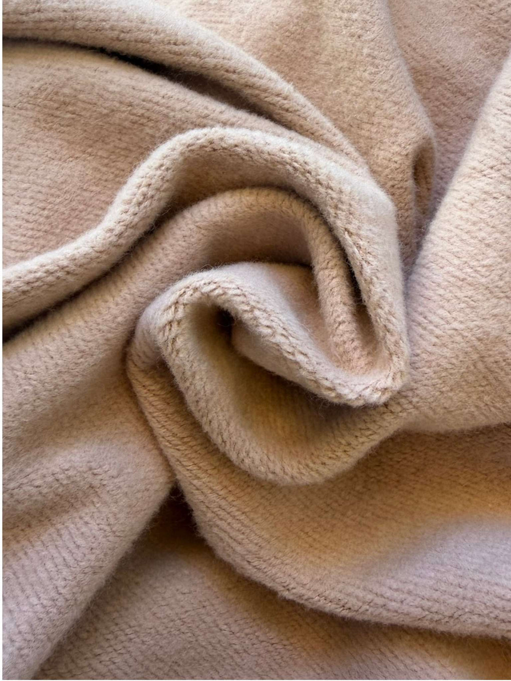 Detalle textura algodón brushed fleece VA
